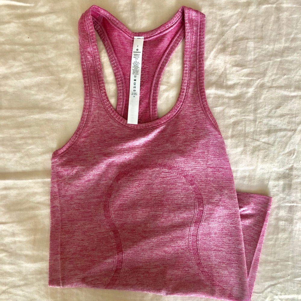 Lululemon Pink Swiftly Tank